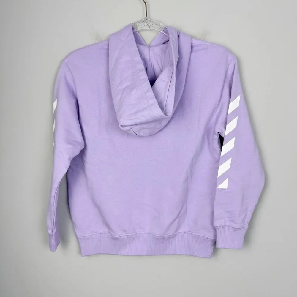 OFF-WHITE | NEW Kid’s Light Purple & White Cotton Logo Hoodie Youth Size 10